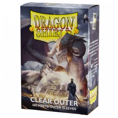 Dragon Shield Standard - Matte Clear Outer Sleeves 100ct